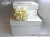 Wedding money box - Cream Rose Cake