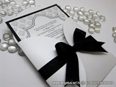 Pozivnica za vjenčanje - White Damask Beauty