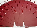 bookmark pozivnica u uskom crvenom etuiju