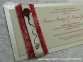 Pozivnica za vjenčanje Red Rose Harmony