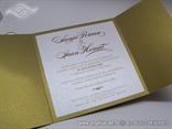 golden classic lace invitation 6146