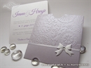 Pozivnica za vjenčanje Simple Lilac Charm