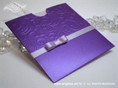 Pozivnica za vjenčanje Purple Charm