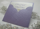 Pozivnica za vjenčanje - Purple Butterfly Charm