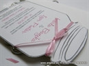 mat bijelo roza pozivnica za vjencanje u obliku staklenke