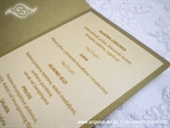 menu za vjenčanje krem i staro zlato