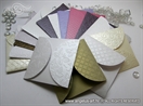 envelope with embossing pattern