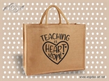 poklon torba za uciteljicu teaching is heart work