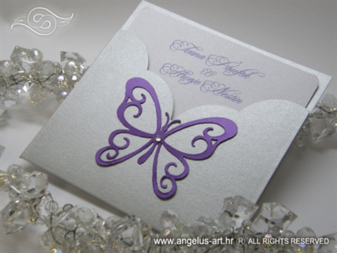Violet Butterfly Charm