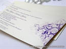 Pozivnica za vjenčanje Purple Line