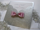 Pozivnica za vjenčanje - Silver & Pink Shine Charm