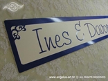 wedding car licenece plate