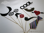 photo props in various shapes