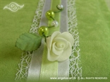 zelena knjiga dojmova za vjenčanje s ružom