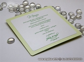 Zeleni jelovnik za svadbenu svečanost - jednostavni