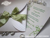 Pozivnica za vjenčanje Green Dots Mini Beauty
