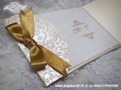 Pozivnica za vjenčanje Vintage Gold